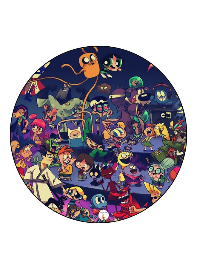BP Cartoon Printed Mouse Pad Multicolour