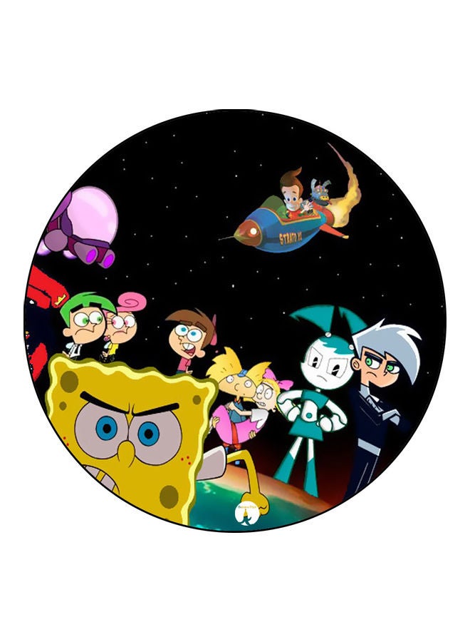 BP Cartoon Printed Mouse Pad Multicolour