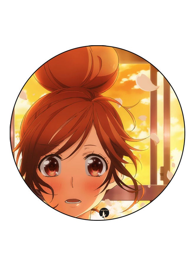 BP Printed Mouse Pad Brown/Yellow/Beige