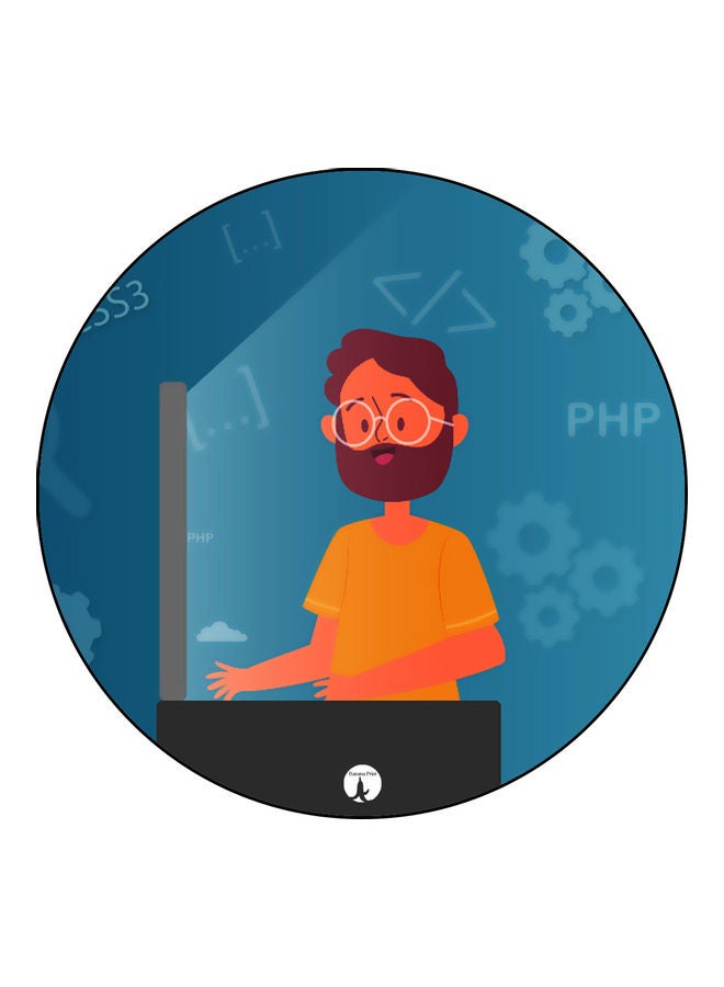 بي بي لوحة ماوس بطبعة رسوم متحركة متعدد الألوان