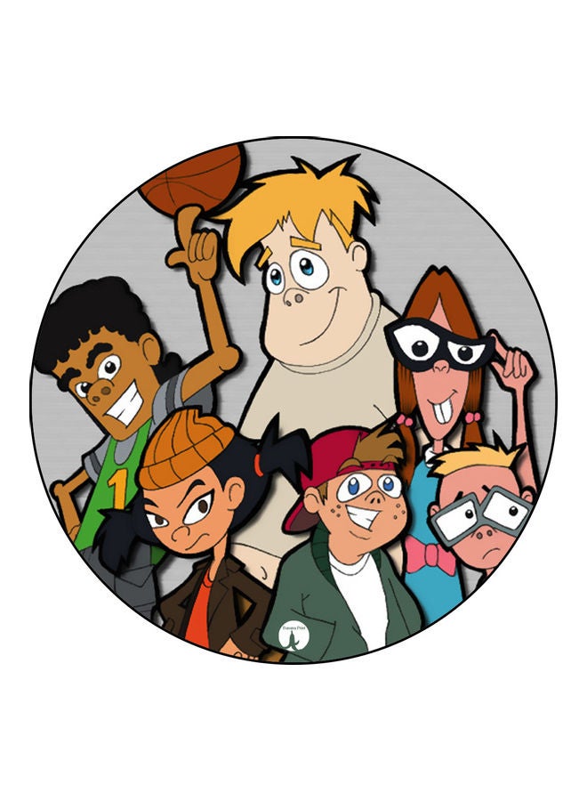 بي بي لوحة ماوس بطبعة رسوم متحركة متعدد الألوان