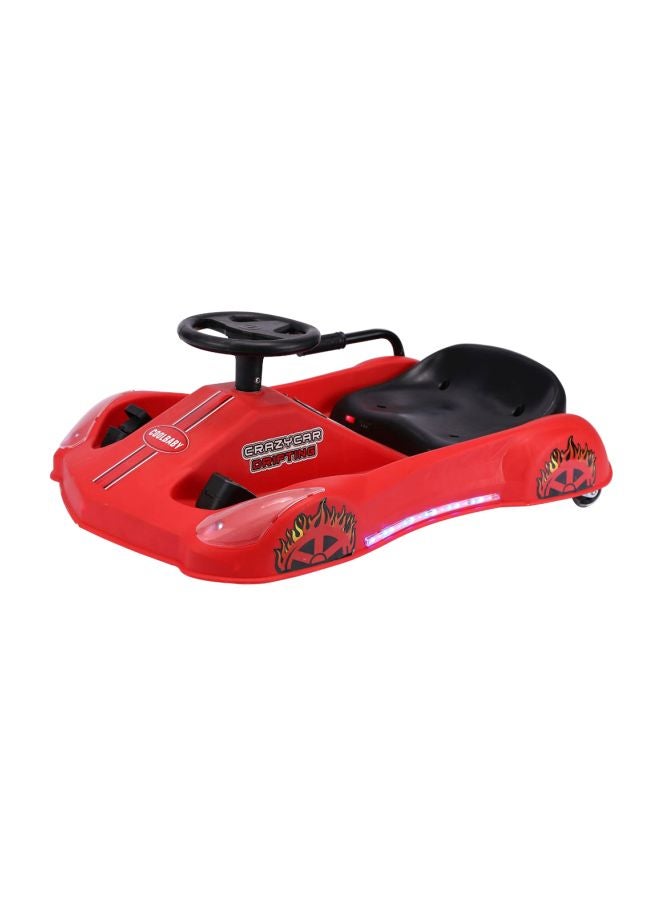 Cool Baby Crazy Drift Electric Ride-On Kart Red 92x57x20cm - Image 1