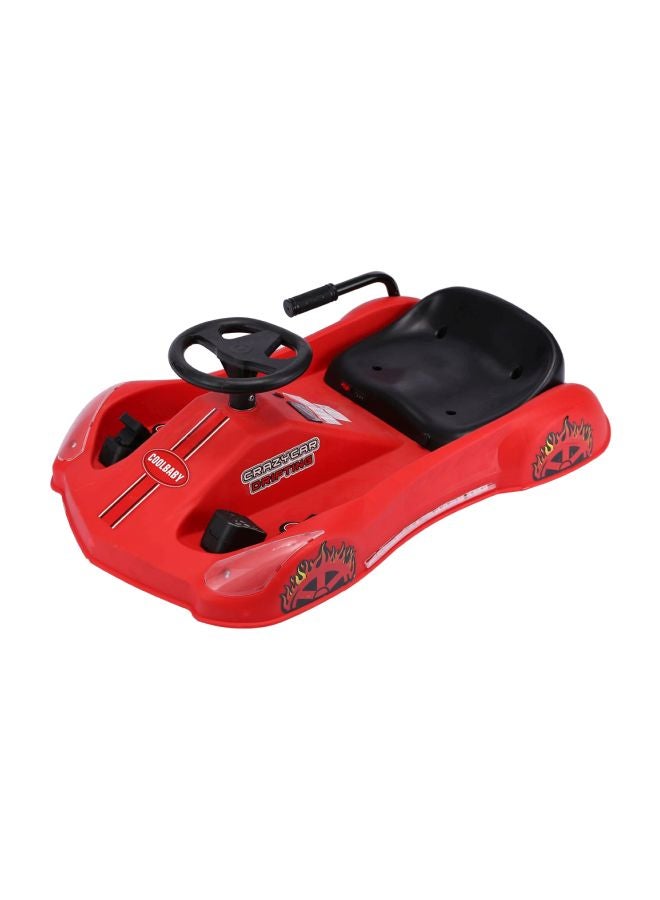 Cool Baby Crazy Drift Electric Ride-On Kart Red 92x57x20cm - Image 2