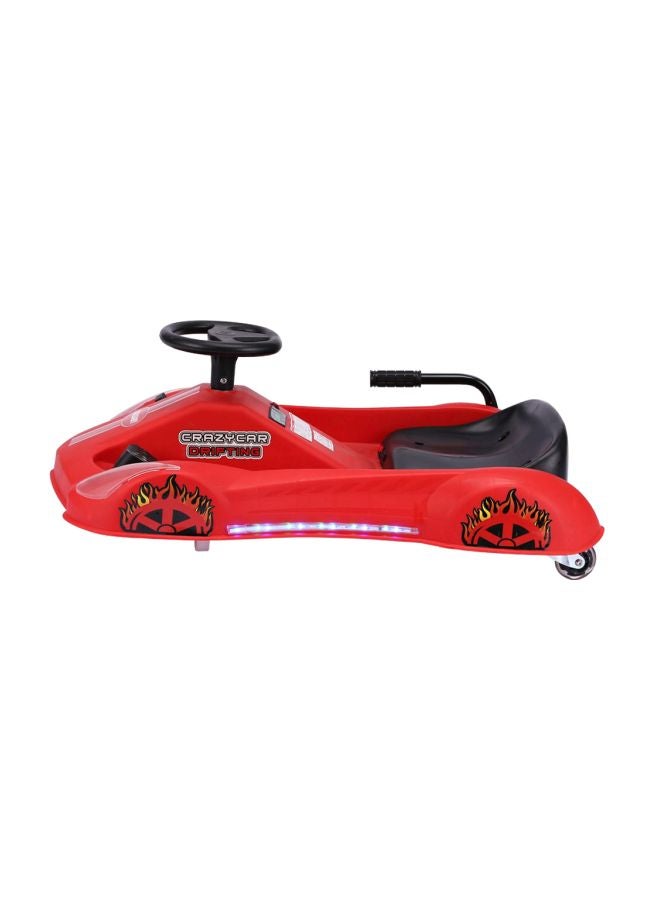 Cool Baby Crazy Drift Electric Ride-On Kart Red 92x57x20cm - Image 3