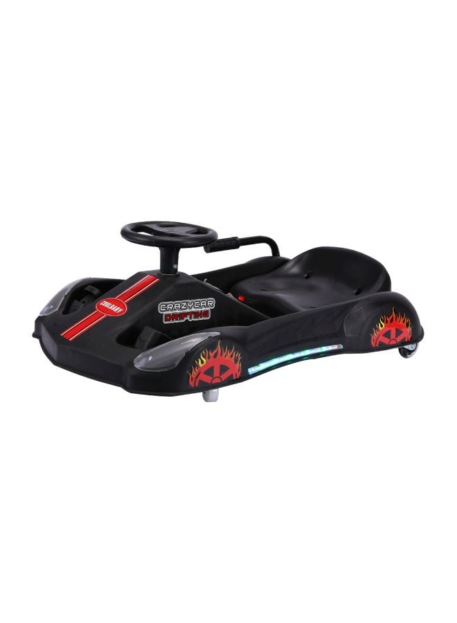 كول بيبي سيارة سباق كريزي درفت كهربائية للركوب أسود - Image 1