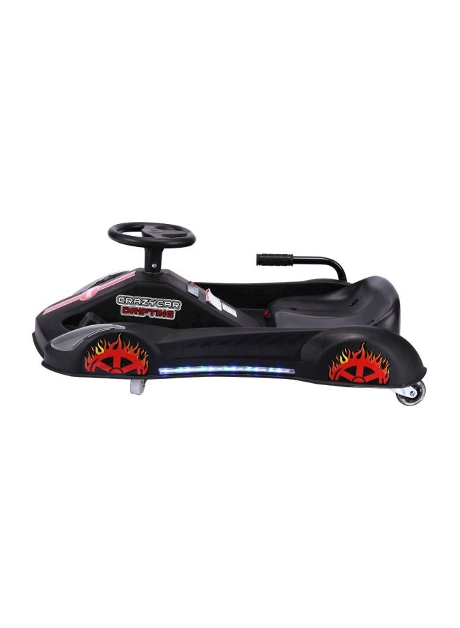 كول بيبي سيارة سباق كريزي درفت كهربائية للركوب أسود - Image 3