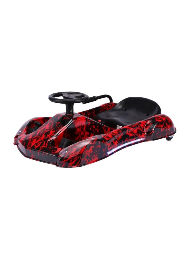 Cool Baby Crazy Cart Drift Electric Ride-On With LED Light Red 92x57x20cm - Image 1