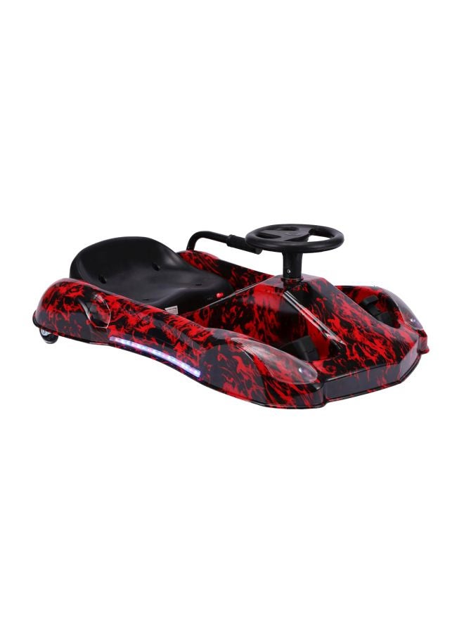 Cool Baby Crazy Cart Drift Electric Ride-On With LED Light Red 92x57x20cm - Image 2