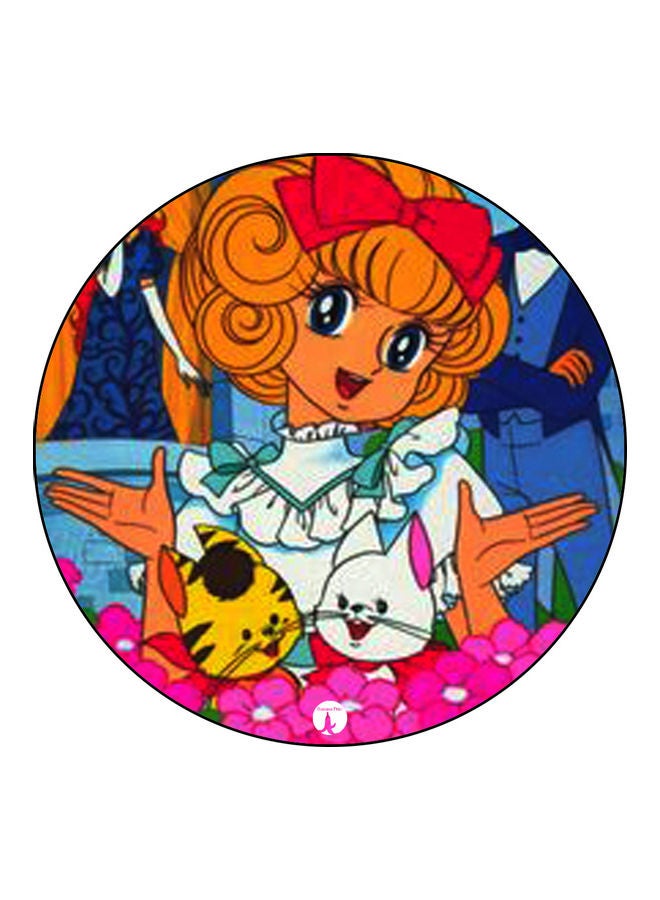 بي بي قاعدة ماوس عليها رسومات مطبوعة متعدد الألوان