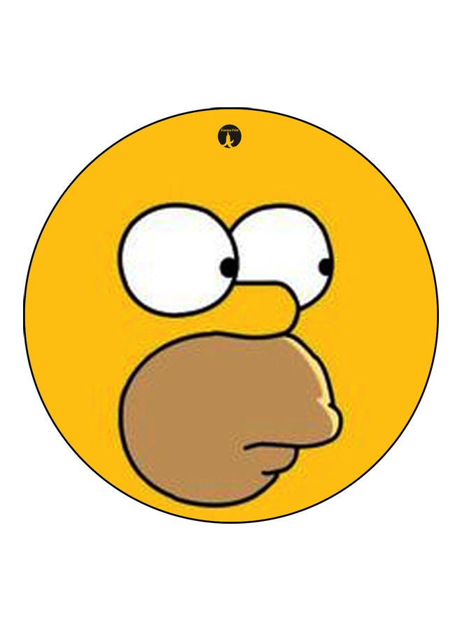 BP Printed Mouse Pad Yellow/Brown/White
