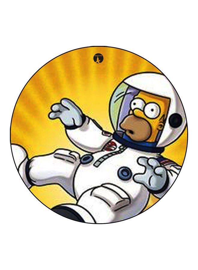 قاعدة ماوس عليها رسومات مطبوعة متعدد الألوان