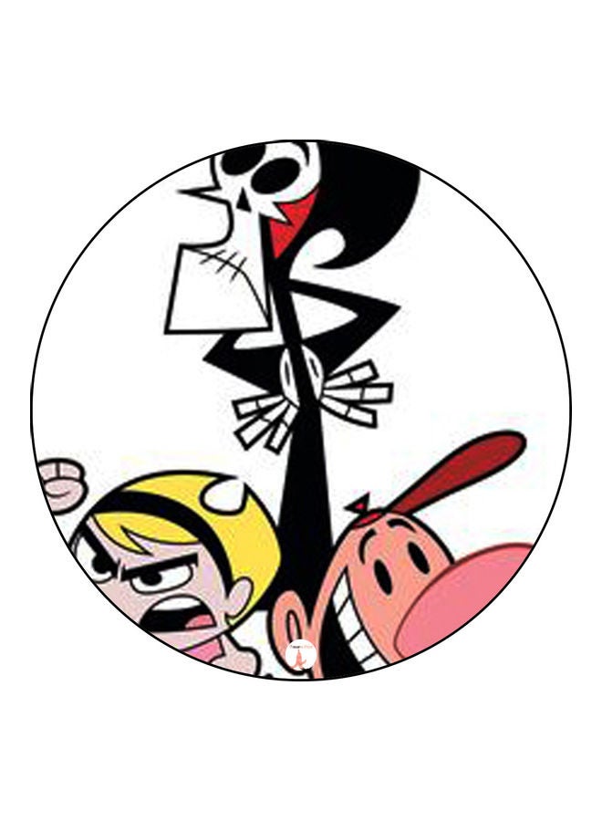 بي بي قاعدة ماوس عليها رسومات مطبوعة بيج/ أبيض/ أصفر