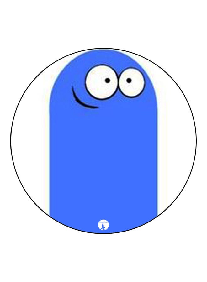 بي بي قاعدة ماوس عليها رسومات مطبوعة أزرق / أبيض