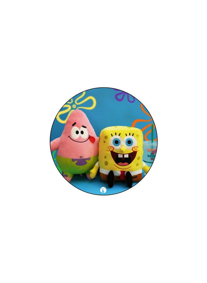 بي بي قاعدة ماوس عليها رسومات مطبوعة متعدد الألوان