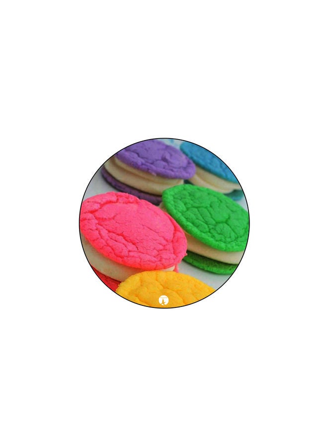 قاعدة ماوس عليها رسومات مطبوعة متعدد الألوان