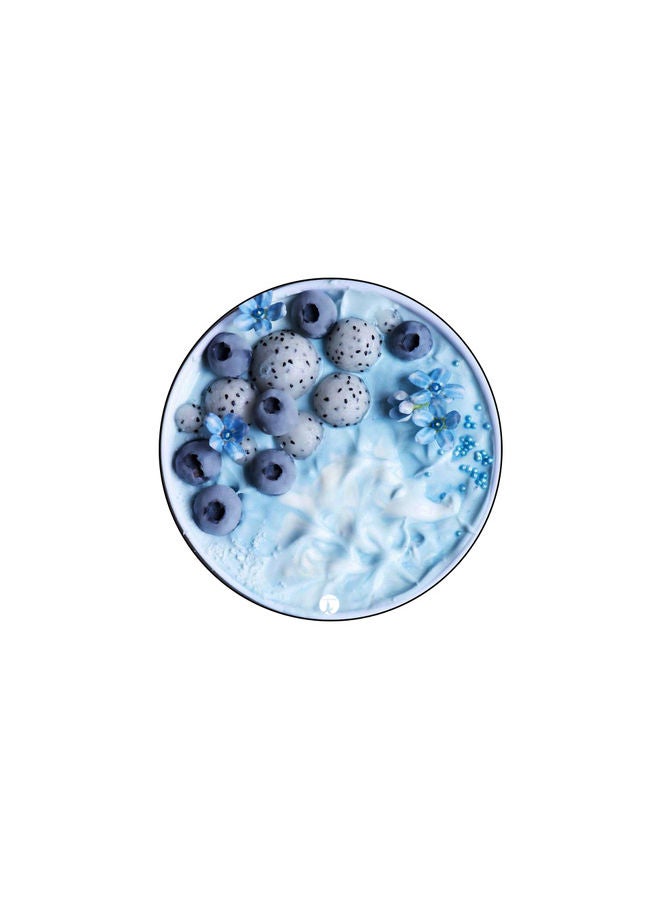 Printed Mouse Pad Blue/White