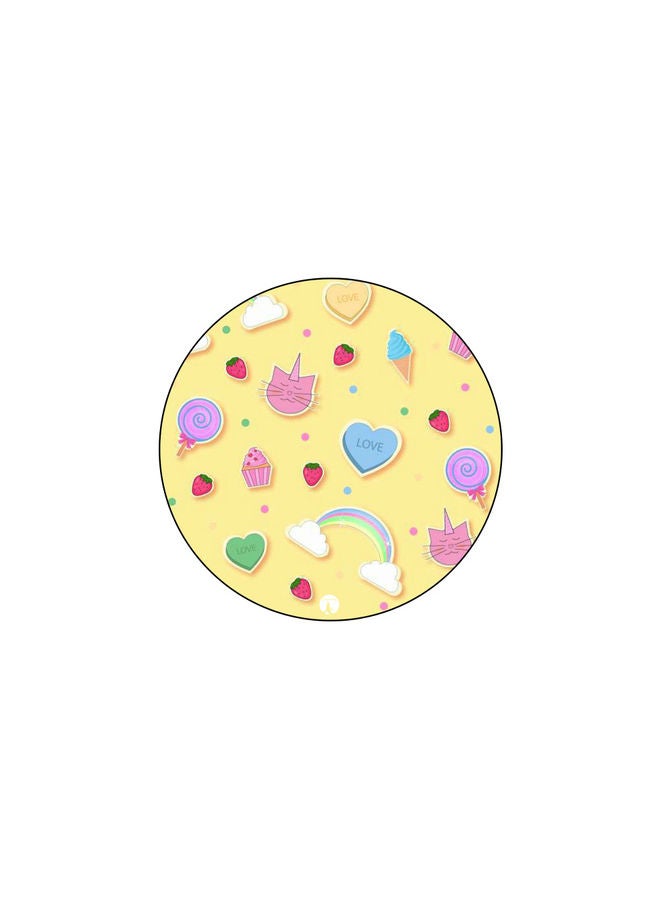 BP Printed Mouse Pad Yellow/Pink/Blue