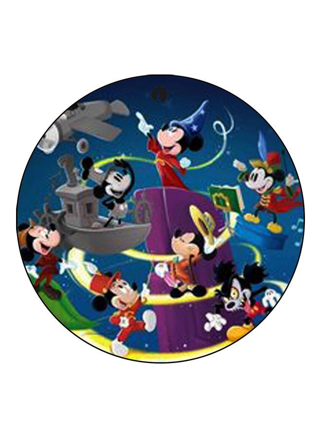 بي بي لوحة ماوس مزينة بطبعة متعدد الألوان