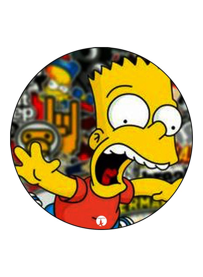 BP Printed Mouse Pad Yellow/Red/White