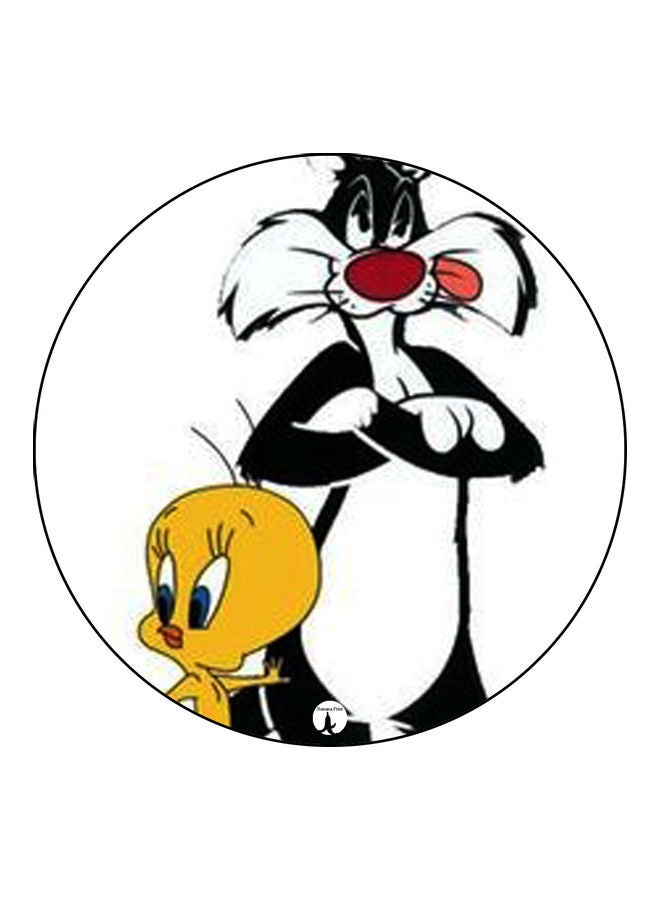 BP Printed Mouse Pad White/Yellow/Black