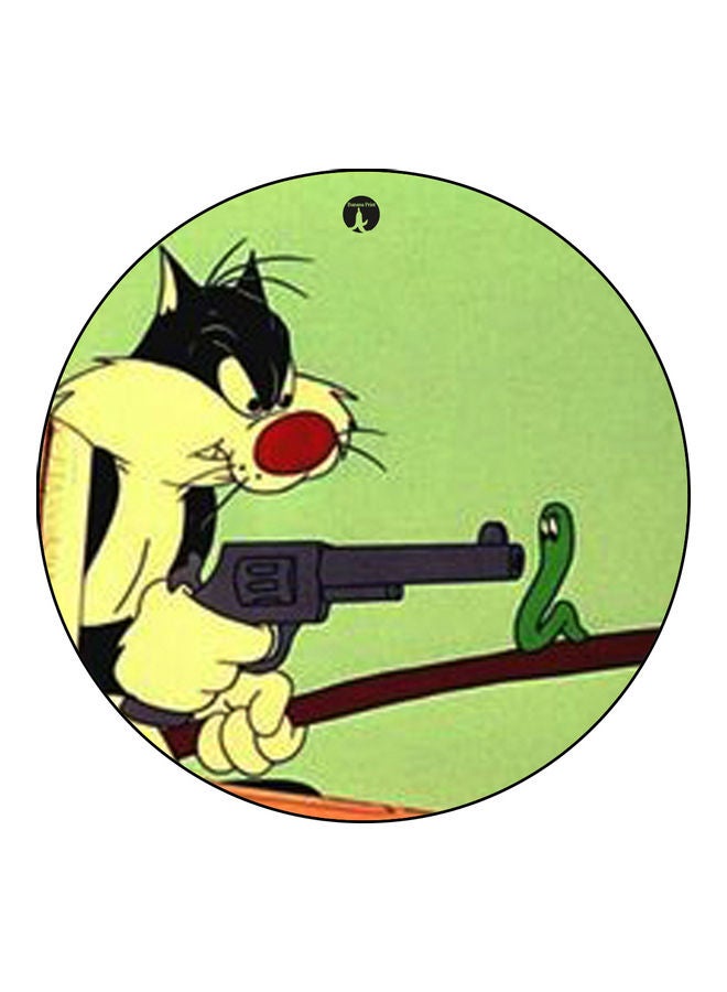 BP Printed Mouse Pad Green/Black/Red