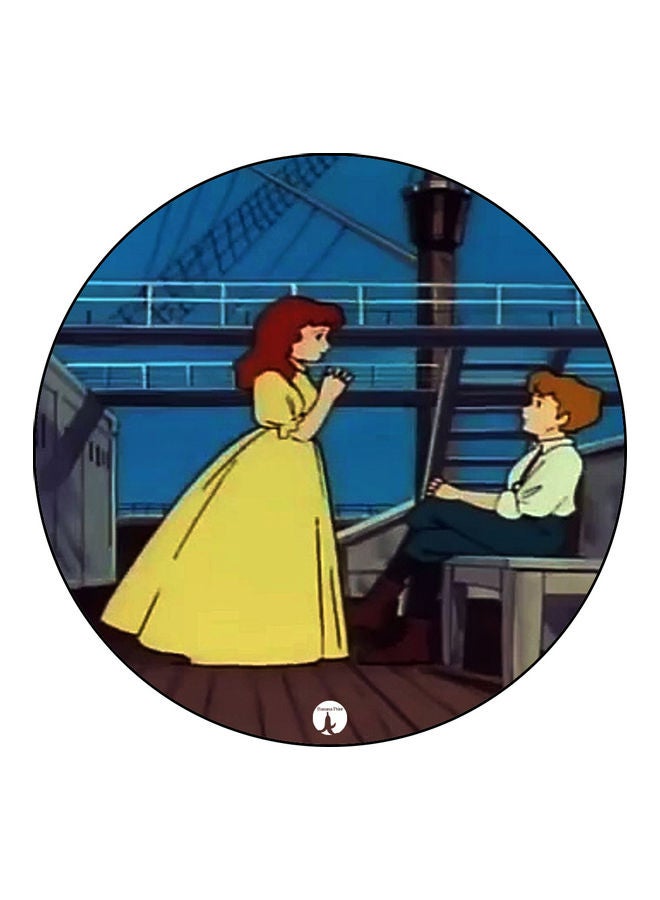 بي بي قاعدة ماوس عليها رسومات مطبوعة متعدد الألوان