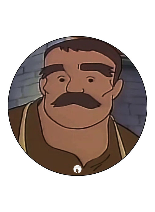 BP Printed Mouse Pad Brown/Grey