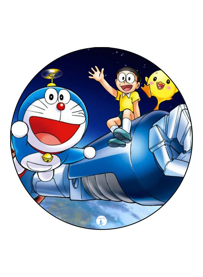BP Printed Mouse Pad Blue/White/Yellow