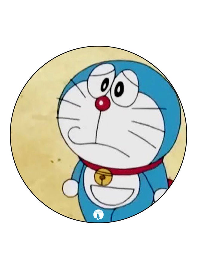 بي بي قاعدة ماوس عليها رسومات مطبوعة أبيض/أزرق/أصفر