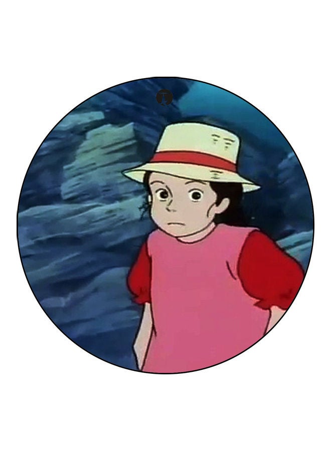 Printed Mouse Pad Blue/Pink/Red