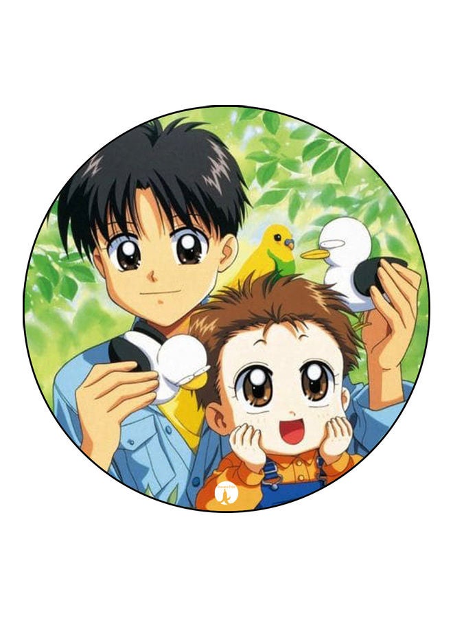 بي بي قاعدة ماوس عليها رسومات مطبوعة متعدد الألوان