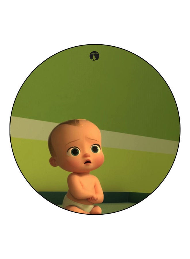 BP Printed Mouse Pad Green/Beige