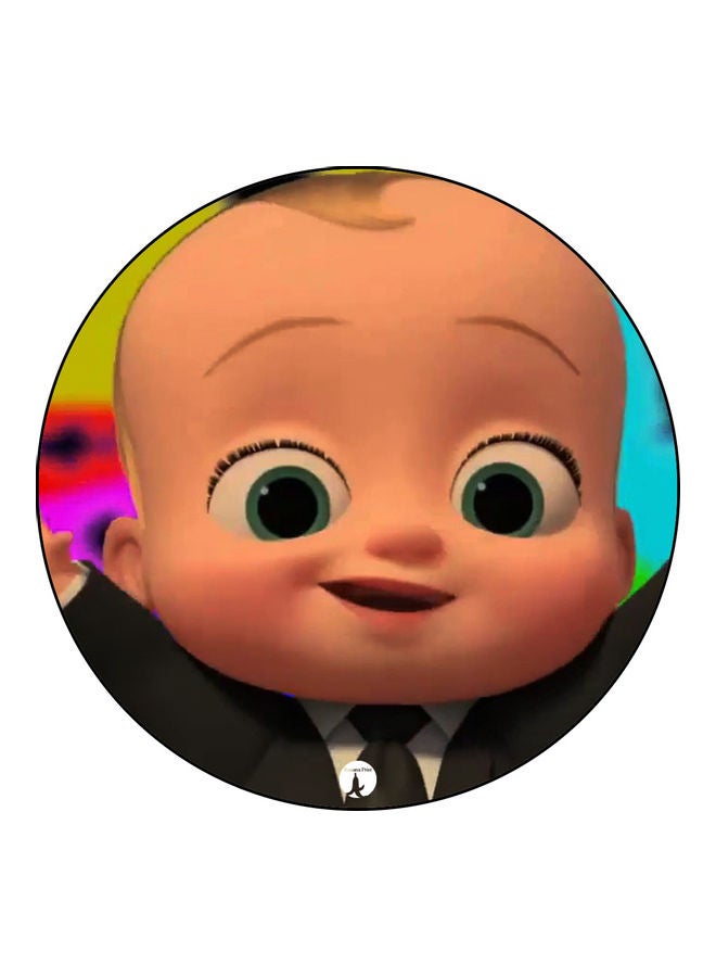 BP Printed Mouse Pad Beige/Black/Blue