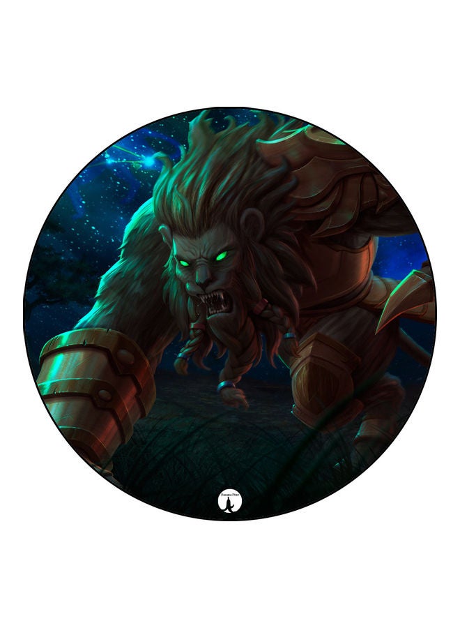 قاعدة ماوس عليها رسومات مطبوعة متعدد الألوان