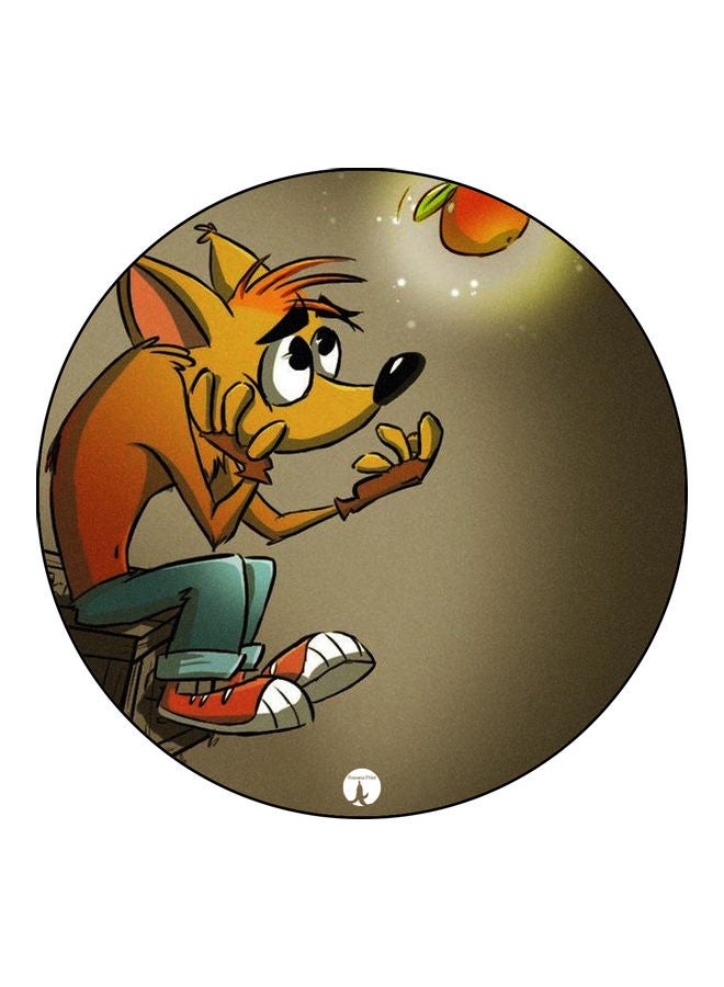 BP Printed Mouse Pad Green/Orange/Yellow