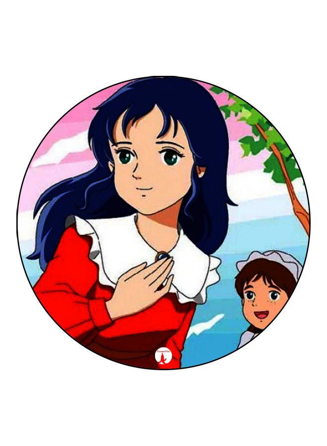 قاعدة ماوس عليها رسومات مطبوعة متعدد الألوان