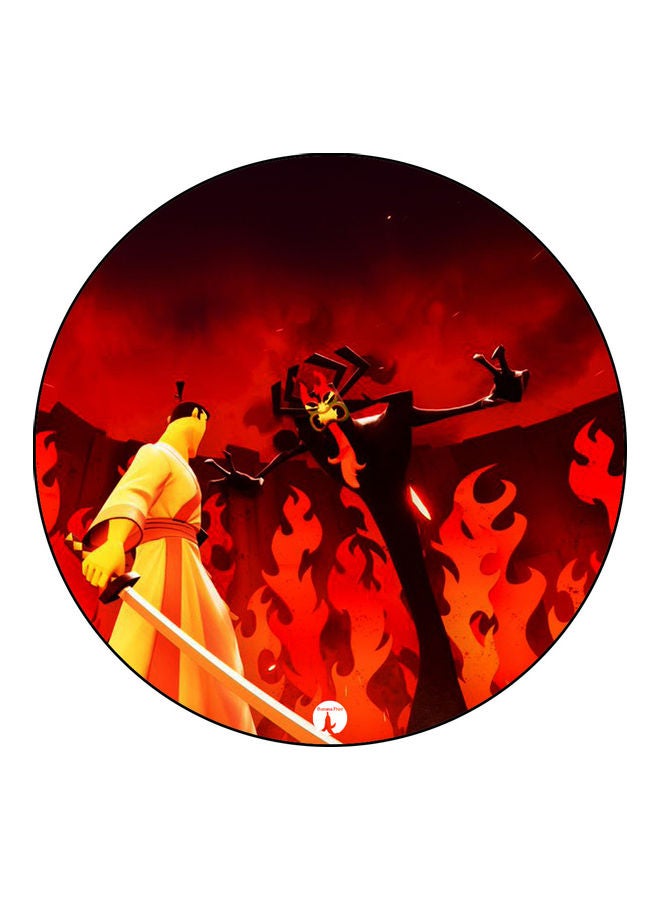 BP Printed Mouse Pad Red/Brown/Yellow