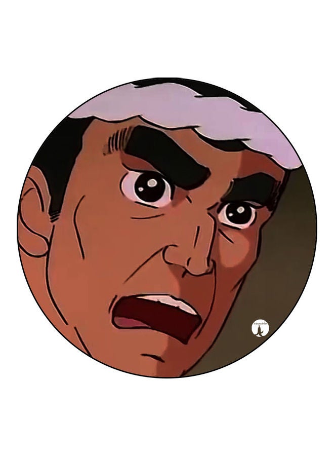 بي بي قاعدة ماوس عليها رسومات مطبوعة بني/أسود/وردي