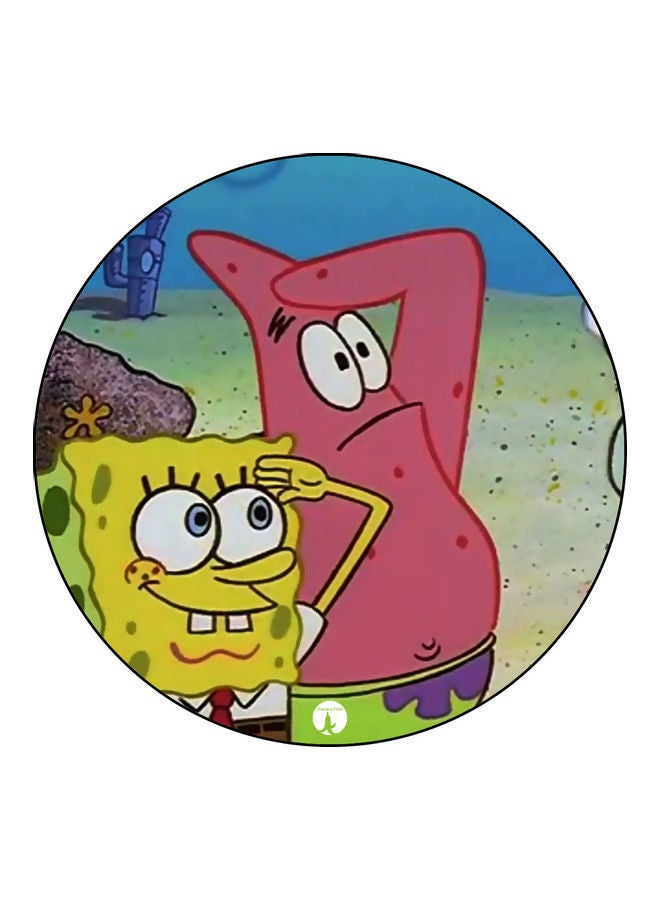 بي بي قاعدة ماوس عليها رسومات مطبوعة متعدد الألوان