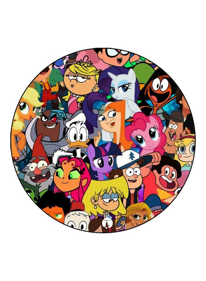 BP Cartoon Printed Mouse Pad Multicolour