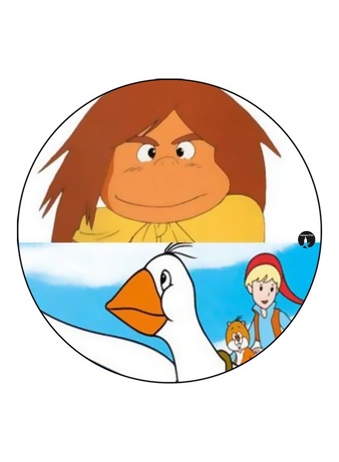 بي بي لوحة ماوس مزينة بطبعة متعدد الألوان