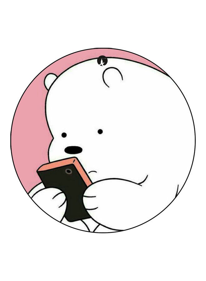 BP Printed Mouse Pad Pink/White/Black
