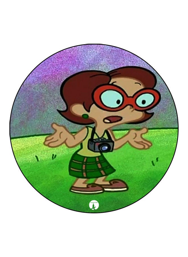 قاعدة ماوس عليها رسومات مطبوعة متعدد الألوان