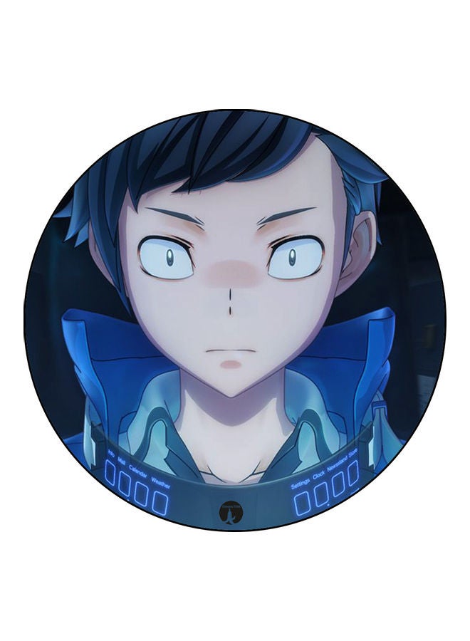 بي بي قاعدة ماوس عليها رسومات مطبوعة أزرق/أسود/بيج