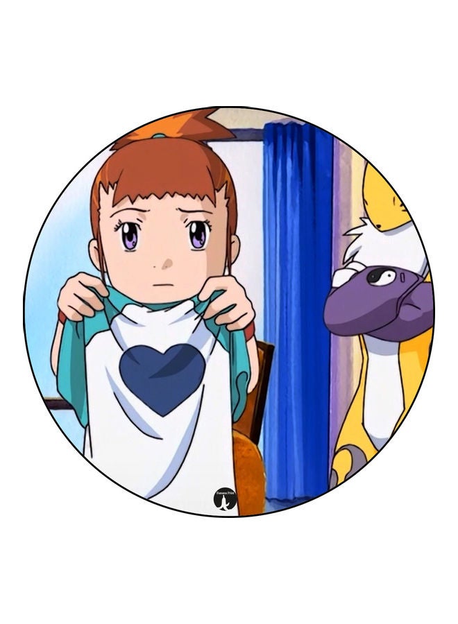 قاعدة ماوس عليها رسومات مطبوعة متعدد الألوان