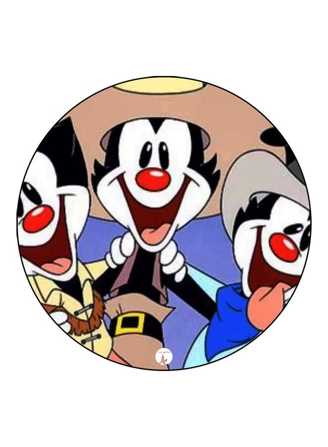 بي بي قاعدة ماوس عليها رسومات مطبوعة متعدد الألوان