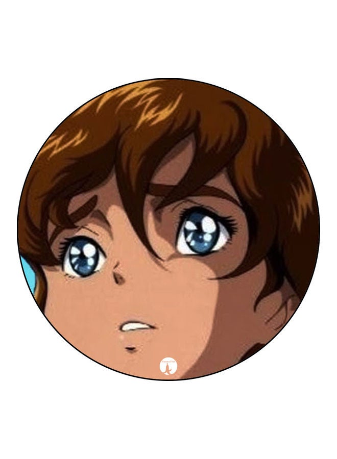 Printed Mouse Pad Beige/Brown