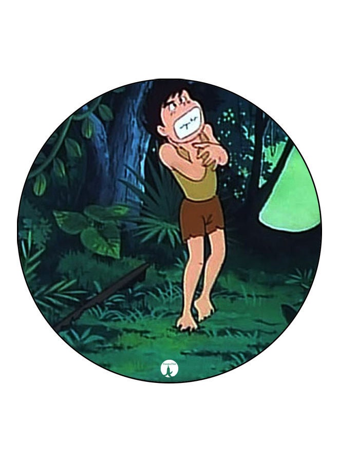 BP Printed Mouse Pad Green/Brown