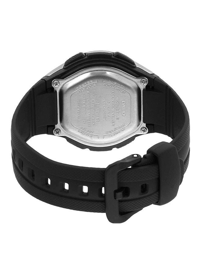 CASIO Men's Youth Water Resistant Analog Watch AQ-163W-1B1 - Image 2