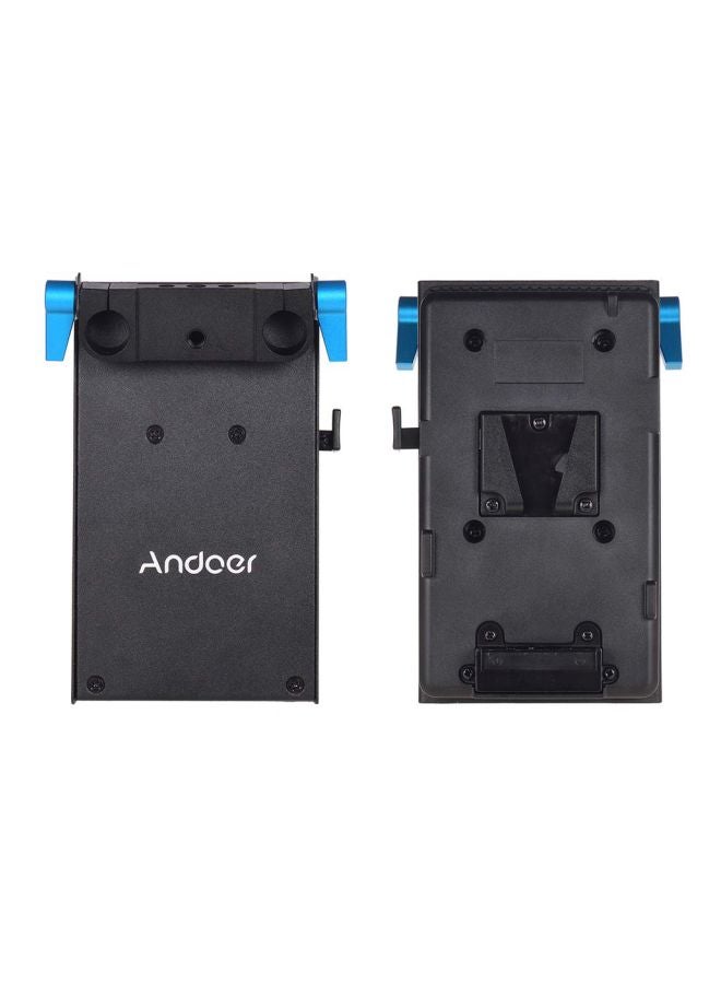 ANDOER V Mount V-Lock Battery Plate Adapter Black - Image 2
